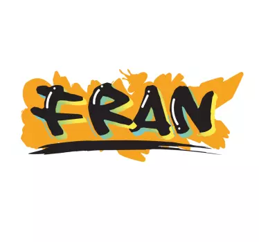 T-Shirt mit Namen junger graffiti-stil - TenStickers