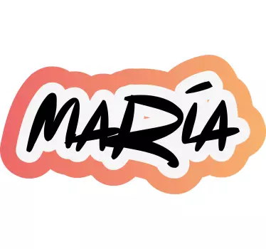 T-shirt mit namen im personalisierten stil - TenStickers