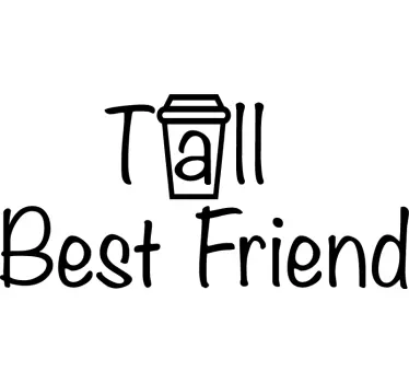 Pärchen t shirts beste freunde duo - TenStickers