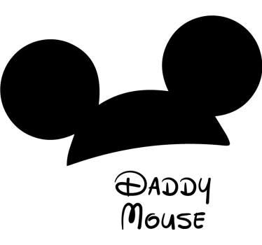 Vater Sohn T Shirt papa und kleine maus - TenStickers