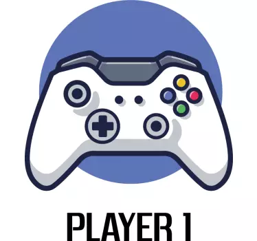 Vater Sohn T Shirt Player 1 & 2 - TenStickers
