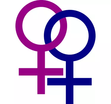 Mutter tochter t shirts mit einzigartigen femininen symbolen - TenStickers