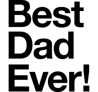 Vater und sohn t shirts bester papa aller zeiten - TenStickers