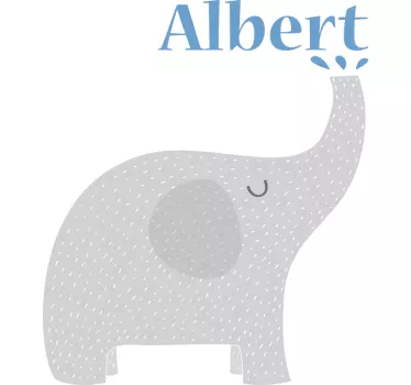 T-Shirt Baby elefantenbaby mit namen - TenStickers