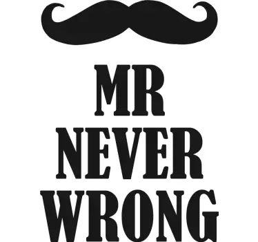 Pärchen t shirts mr immer recht mrs immer recht - TenStickers
