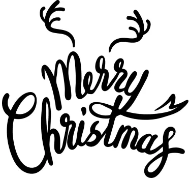 Weihnacht t shirt frohe weihnachtswünsche - TenStickers