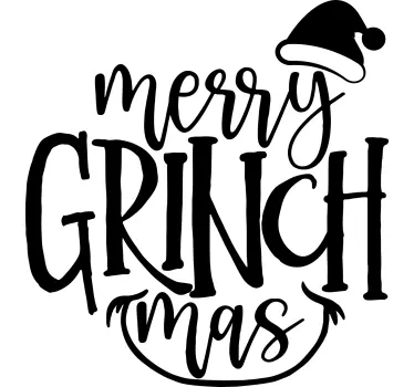 Merry Grinchmas Weihnachts T Shirt - TenStickers