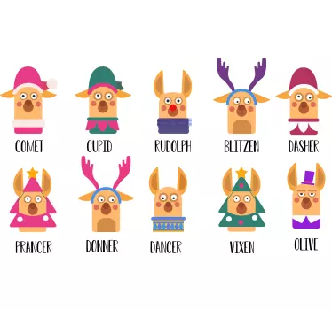 Vater und Sohn T Shirts rentier-figuren - TenStickers