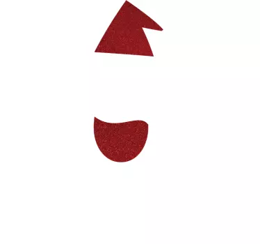 Weihnacht t shirt mit festlichem glashut - TenStickers
