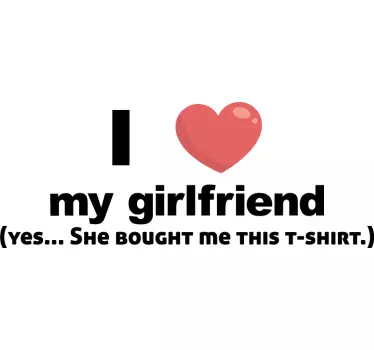 Pärchen t shirts ich liebe dich shirts - TenStickers
