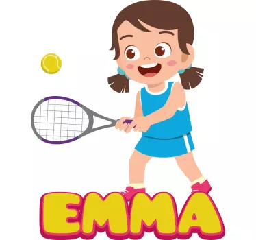 Kinder T Shirt tennisspieler mit namen - TenStickers