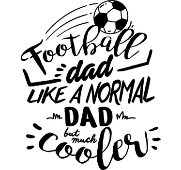 T Shirt Vatertag Fußball Papa - TenStickers