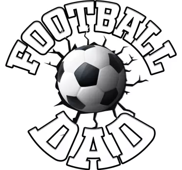 Vater Sohn T Shirt Fußballdesign - TenStickers