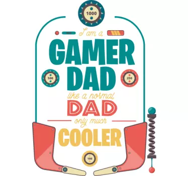 T Shirt Vatertag Gamer Dad - TenStickers