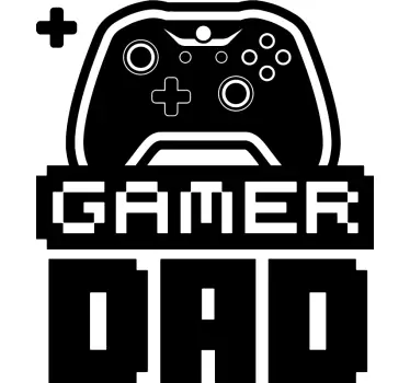 Vater Sohn T Shirt Gamer dad Son - TenStickers
