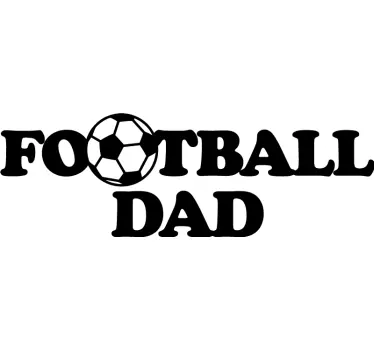 Vater Sohn T Shirt fußball vater - TenStickers