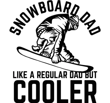 Papa Sohn T Shirt snowboard dad - TenStickers