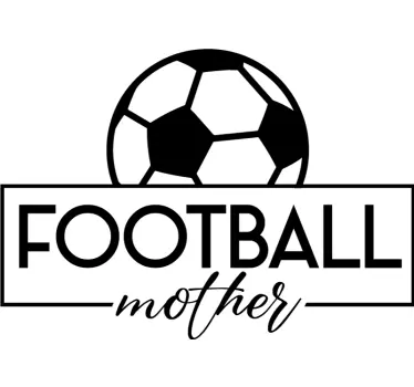 Mutter Tochter T Shirt Fußball - TenStickers