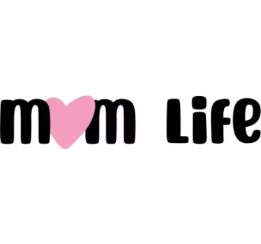 T-Shirt mit Mom Life für Muttertag - TenStickers