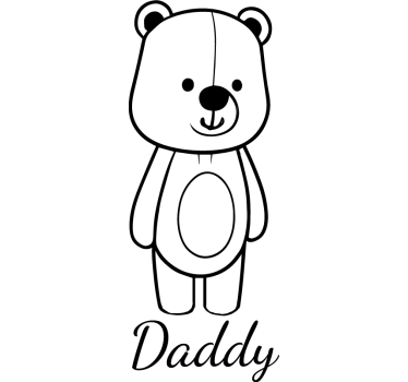 Vater Sohn T Shirt Papabär Babybär - TenStickers