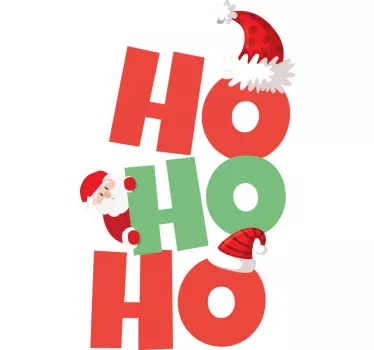 "Ho Ho Ho" Weihnachtspullover - TenStickers