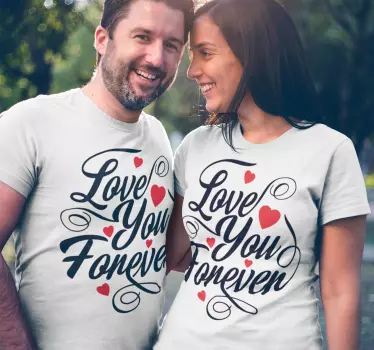 Liebe dich für immer Partner T shirts - TenStickers