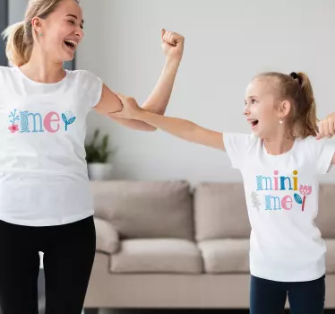 Mama Tochter T Shirt Ich und ich mini - TenStickers