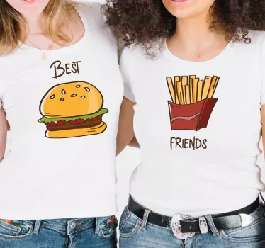Mutter tochter t shirts beste burger freundschaft - TenStickers