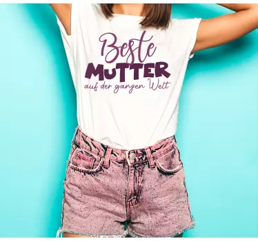 Mutter tochter t shirts beste mama aller zeiten - TenStickers
