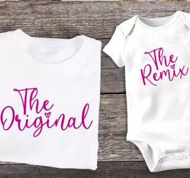 Mutter tochter t shirts das original remix - TenStickers