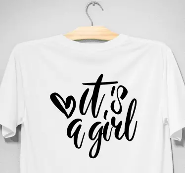 Mutter tochter t-shirts es ist ein mädchen herz - TenStickers