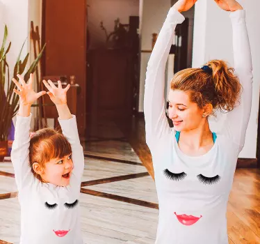 Mutter tochter t shirts fröhliche partnerlooks - TenStickers