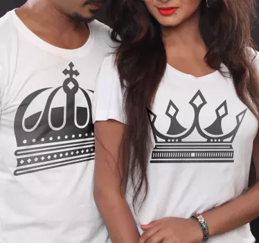 Mutter tochter t shirts im passenden kronenstil - TenStickers