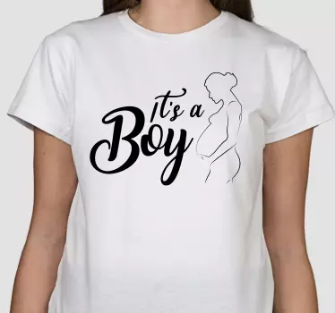 Mutter tochter t shirts junge ankündigung - TenStickers