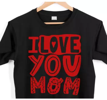 Mutter tochter t shirts liebe dich mama - TenStickers