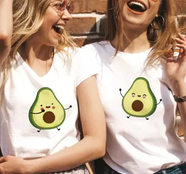 Mutter tochter t shirts lustige avocados teilen lachen - TenStickers