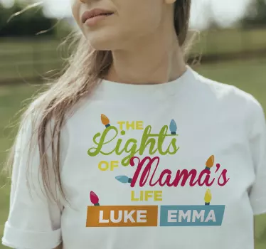 Mutter tochter t shirts mamas lichter feier - TenStickers