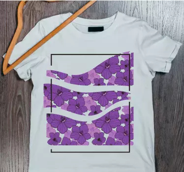 Mutter tochter t shirts mit floraler eleganz - TenStickers