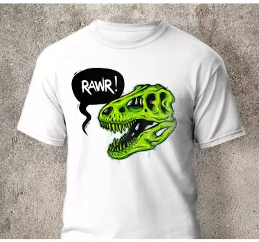 Mutter tochter t shirts mit grünem dinosauriermotiv - TenStickers