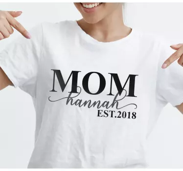 Mutter tochter t shirts mit persönlichem touch - TenStickers