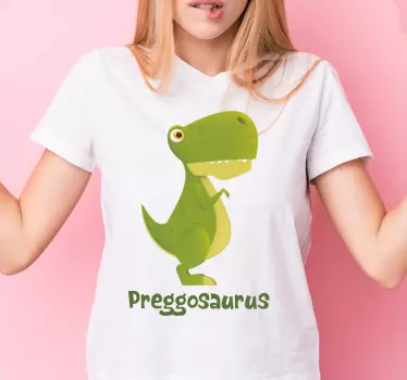 Mutter tochter t-shirts mit süßem dinosaurier-motiv - TenStickers