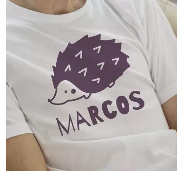 Mutter tochter t shirts mit süßem igel design - TenStickers