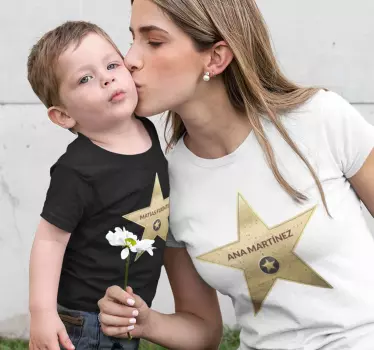Mutter tochter t shirts mommy und ich sterne - TenStickers