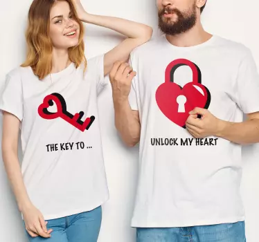 Mutter tochter t shirts schlüssel zu meinem herzen - TenStickers