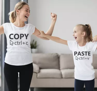 Mutter tochter t shirts spaß zum kopieren und einfügen - TenStickers