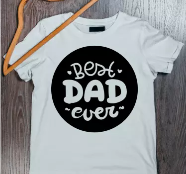 Vater Sohn T Shirt Best Dad Ever - TenStickers