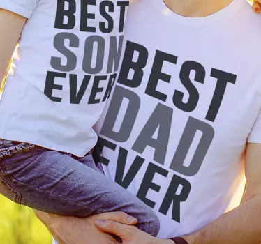 Vater Sohn T Shirt best Son best Dad - TenStickers