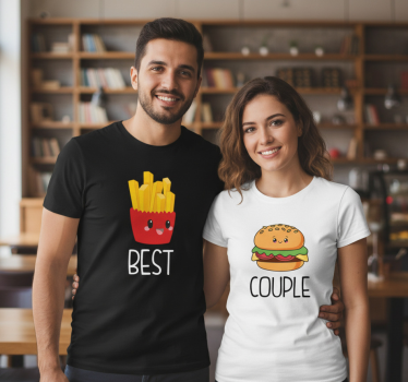 Pärchen t shirts beste paare - TenStickers