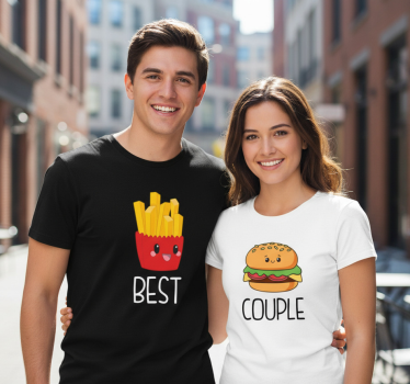 Pärchen t shirts beste paare - TenStickers