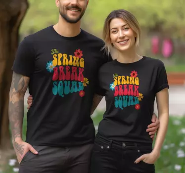 Spring Break Squad Partner T Shirts - TenStickers